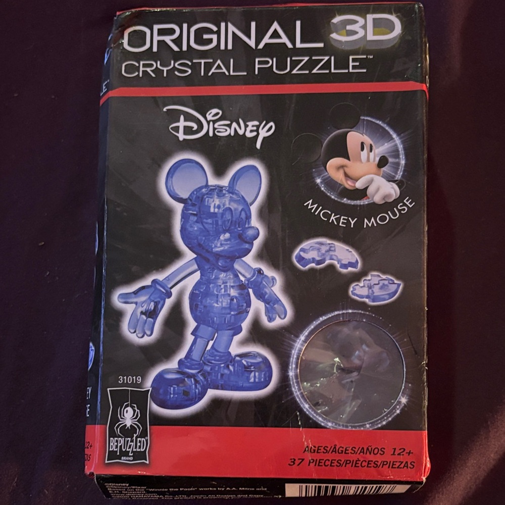 Disney Mickey Mouse 3D Crystal Puzzle - Bold Blue